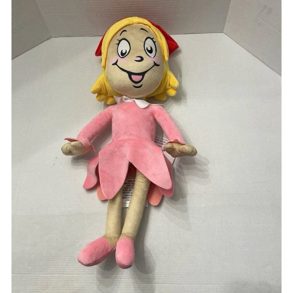 Franco Dr. Seuss the Grinch 20” Cindy Lou Super Soft Plush Cuddle Pillow New - Picture 2 of 5